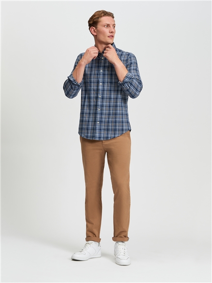 Check Brushed Flannel Shirt