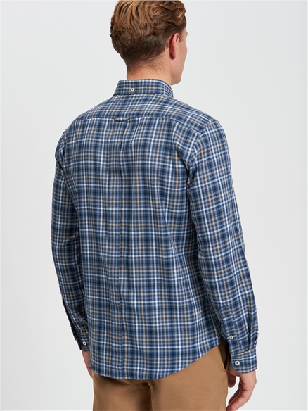 Check Brushed Flannel Shirt