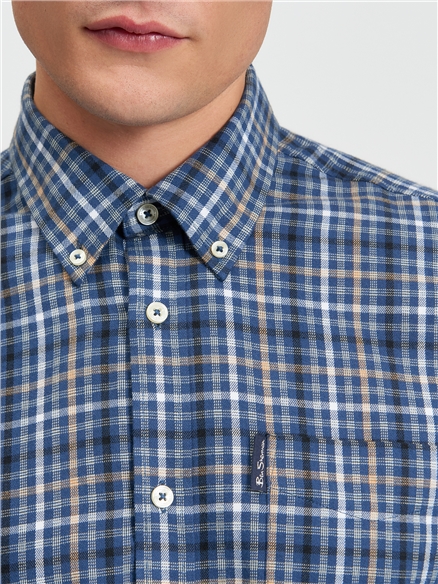 Check Brushed Flannel Shirt