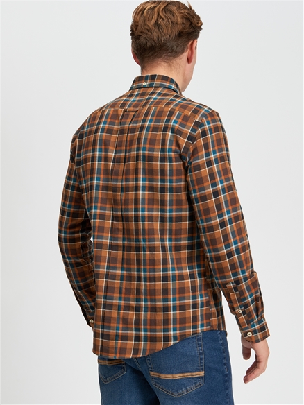 Check Brushed Flannel Shirt