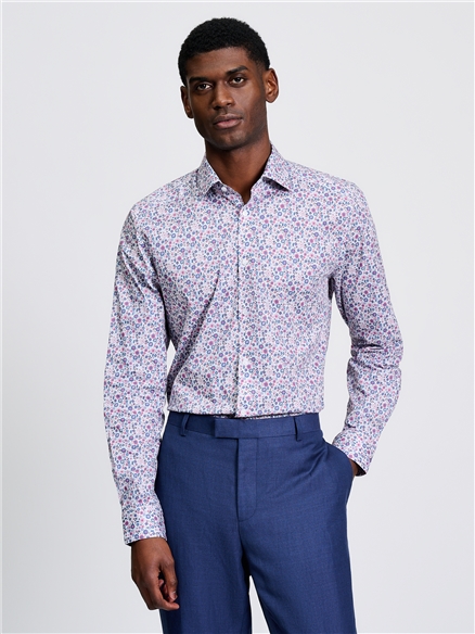 Ditsy Floral Shirt in White