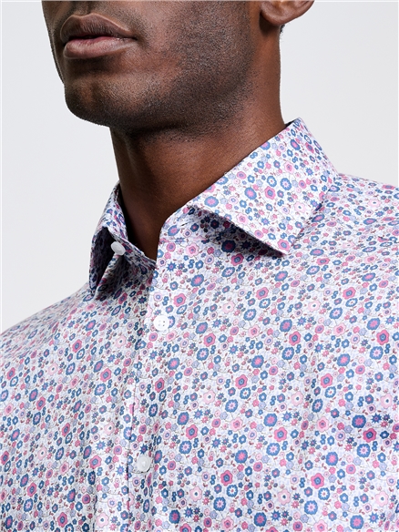 Ditsy Floral Shirt in White