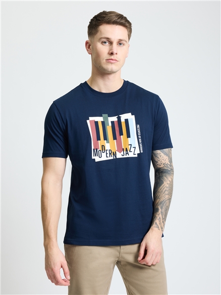 Modern Jazz in Dark Navy