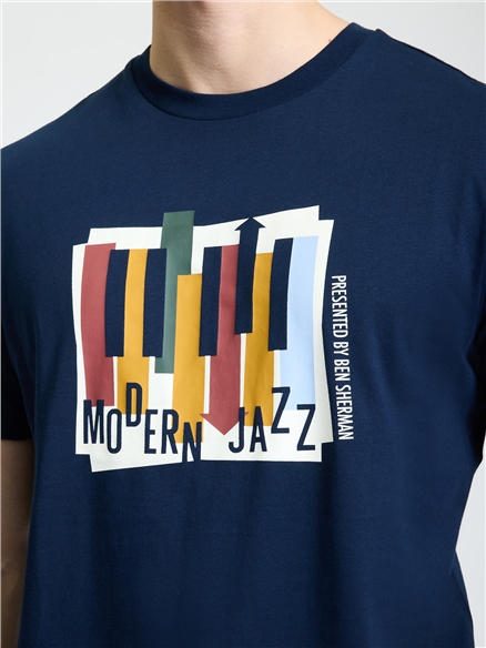Modern Jazz in Dark Navy