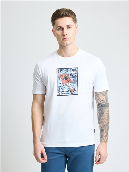 Boat Guitar Character in White