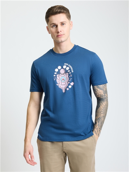 Mod Scooter in Indigo