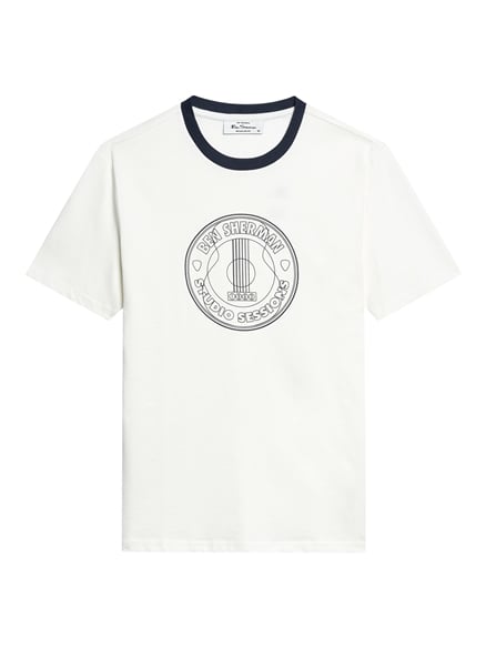 Short Sleeve Studio Sessions Tshirt in Ivory