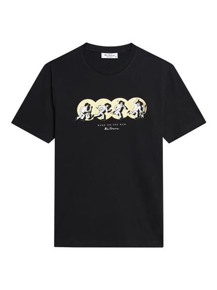 Short Sleeve Band On The Run in Black