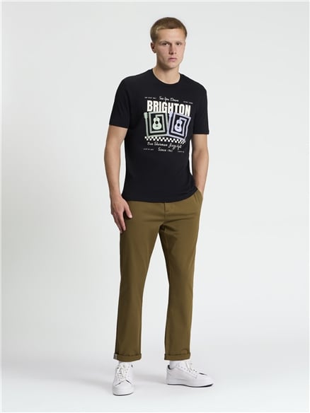 Short Sleeve Jazz Poster Tshirt in Black