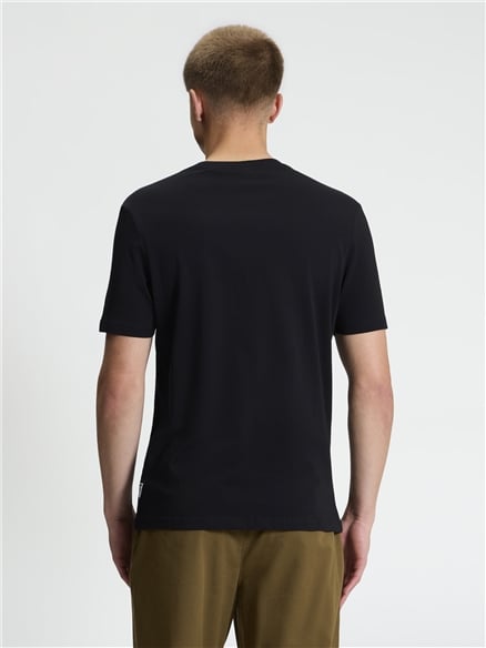 Short Sleeve Jazz Poster Tshirt in Black