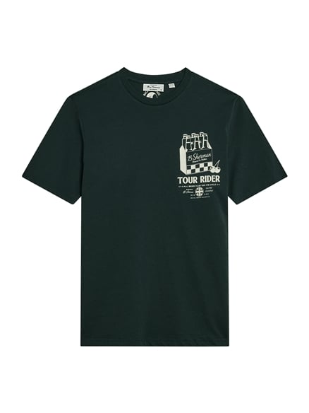 Short Sleeve Tour Rider Tshirt in Lotus Green