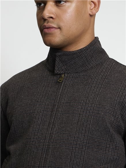 Harrington Bomber Jacket in Dark Brown