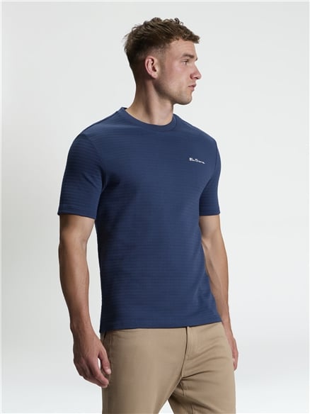 Short Sleeve Jacquard Tshirt