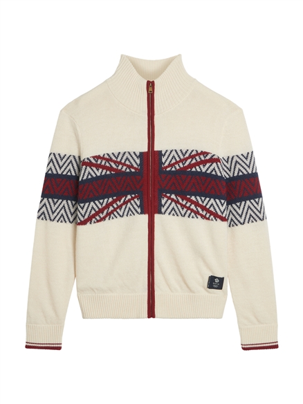 Team GB Union Flag Knitted Track Top