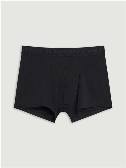 3 Pack Tonal Block Trunks in Black