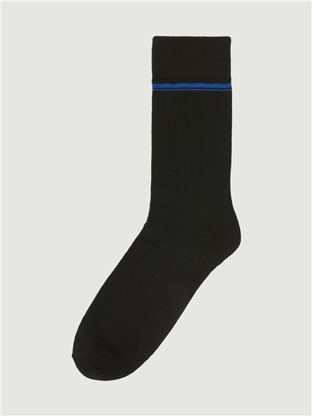 3 Pack Mod Stripe Sock in Black