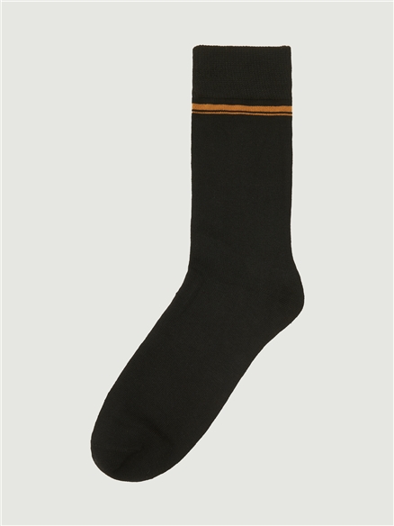 3 Pack Mod Stripe Sock in Black