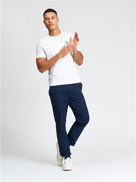 Short Sleeve Signature Tshirt in White