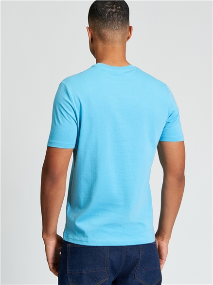 Short Sleeve Signature Tshirt in Blue