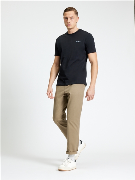 Short Sleeve Signature Tshirt in Black