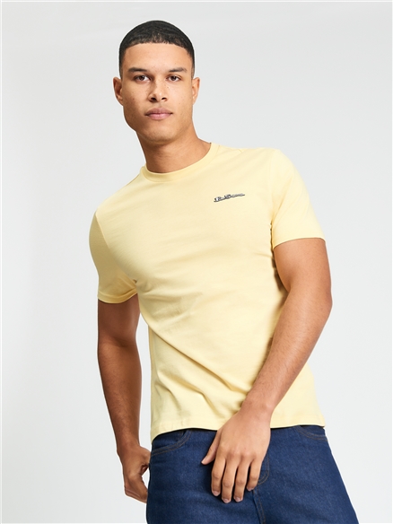 Short Sleeve Signature Tshirt in Butterscotch