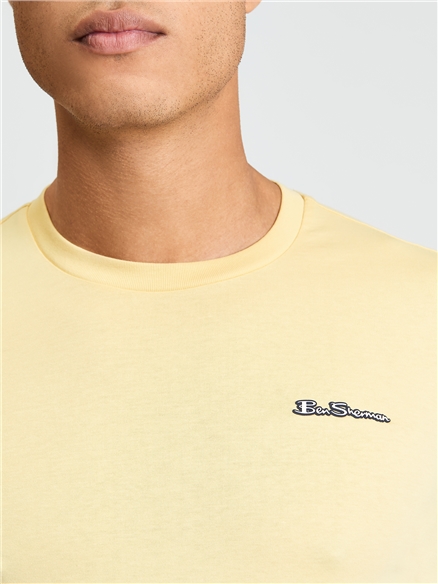 Short Sleeve Signature Tshirt in Butterscotch