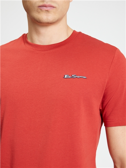 Signature Tee in Jester Red