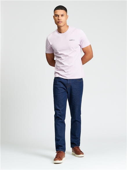 Short Sleeve Signature Tshirt in Lilac
