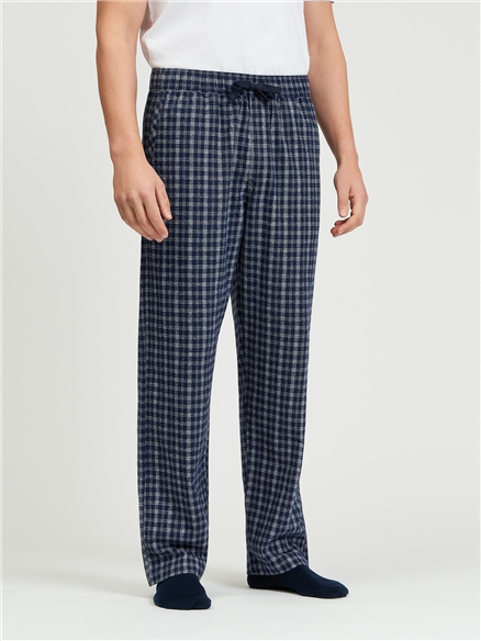Brushed Linear Check Trouser