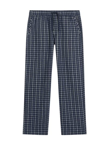 Brushed Linear Check Trouser
