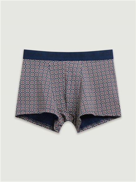 3 Pack Jacquard Logo Geo Print Trunks in Assorted