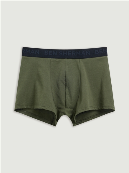 3 Pack Jacquard Logo Trunks in Assorted