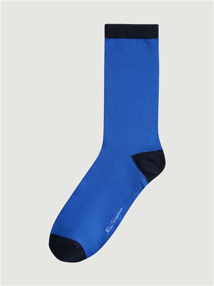 3 Pack Mod Stripe Sock in Cobalt
