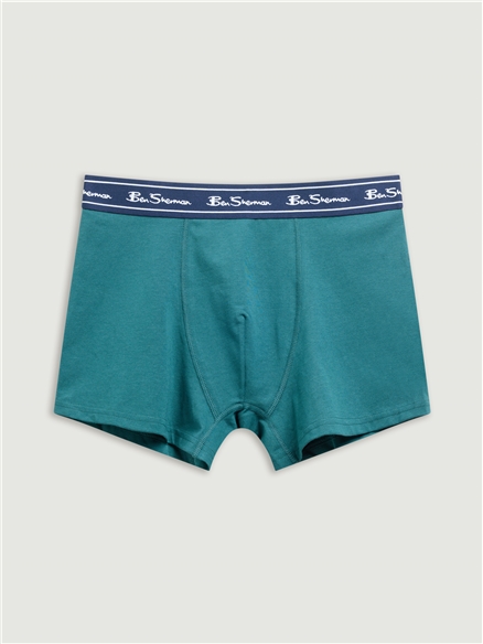 3 Pack Stripe Logo Trunks Plain Assorted