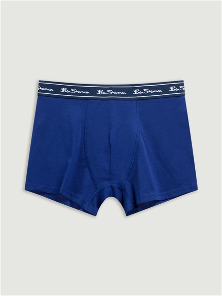 3 Pack Stripe Logo Trunks Plain Assorted