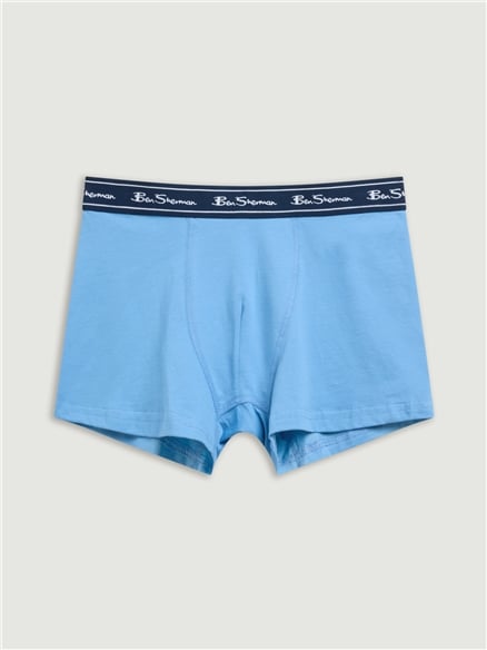 5 Pack Stripe Logo Trunks Assorted in Blue