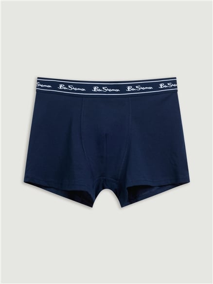 5 Pack Stripe Logo Trunks Assorted in Blue