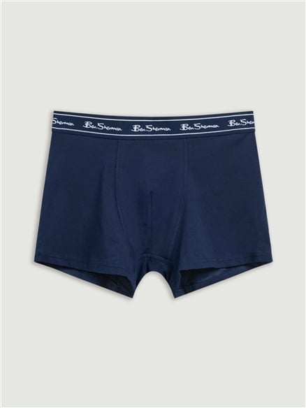 3 Pack Stripe Logo Trunks in Grey
