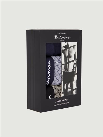 3 PACK PATTERN MIX UNDERWEAR in Assorted