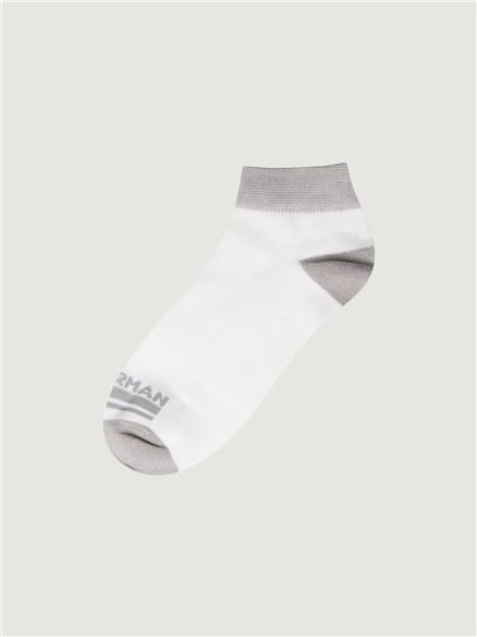 3 PACK TRAINER SOCKS - LOGO STRIPE in Assorted