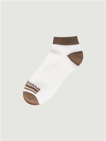 3 PACK TRAINER SOCKS - LOGO STRIPE in Assorted