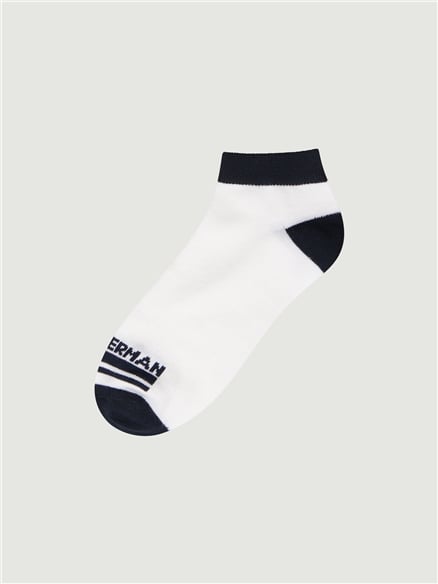 3 PACK TRAINER SOCKS - LOGO STRIPE in Assorted