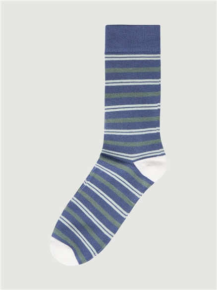 3 Pack Striped Socks in Assorted