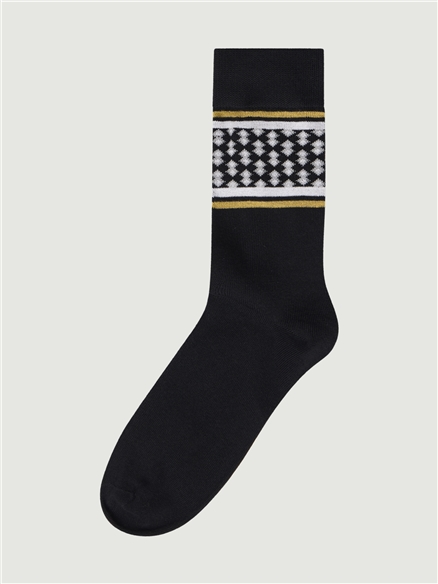3 PACK SOCKS - PLACEMENT STRIPE in Assorted