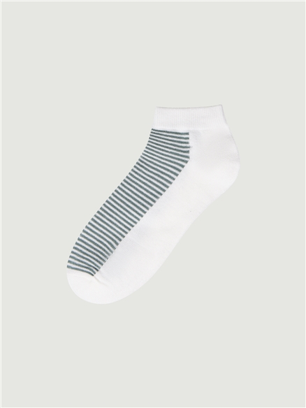 3 pack Striped Trainer Socks in Assorted
