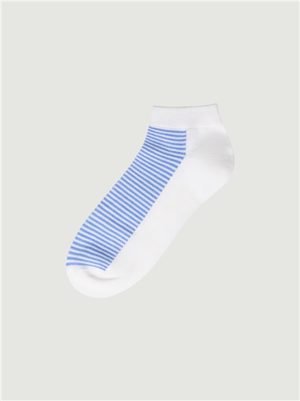 3 pack Striped Trainer Socks in Assorted