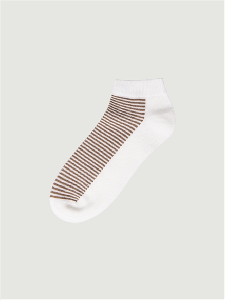 3 pack Striped Trainer Socks in Assorted