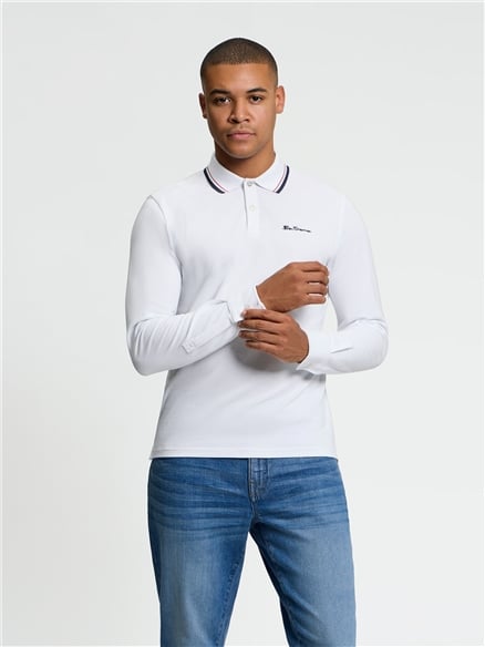 Long Sleeve Signature Pique Polo