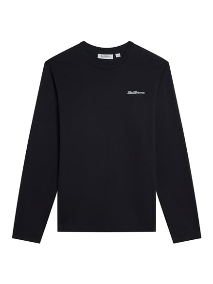 Long Sleeve Signature Tshirt in Black