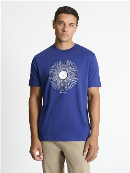Sound Waves Record Tee